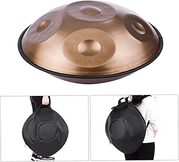 Honeytecs Portable Handpan Hand Pan Hand Drum C-Key 6 Notes(A3 C4