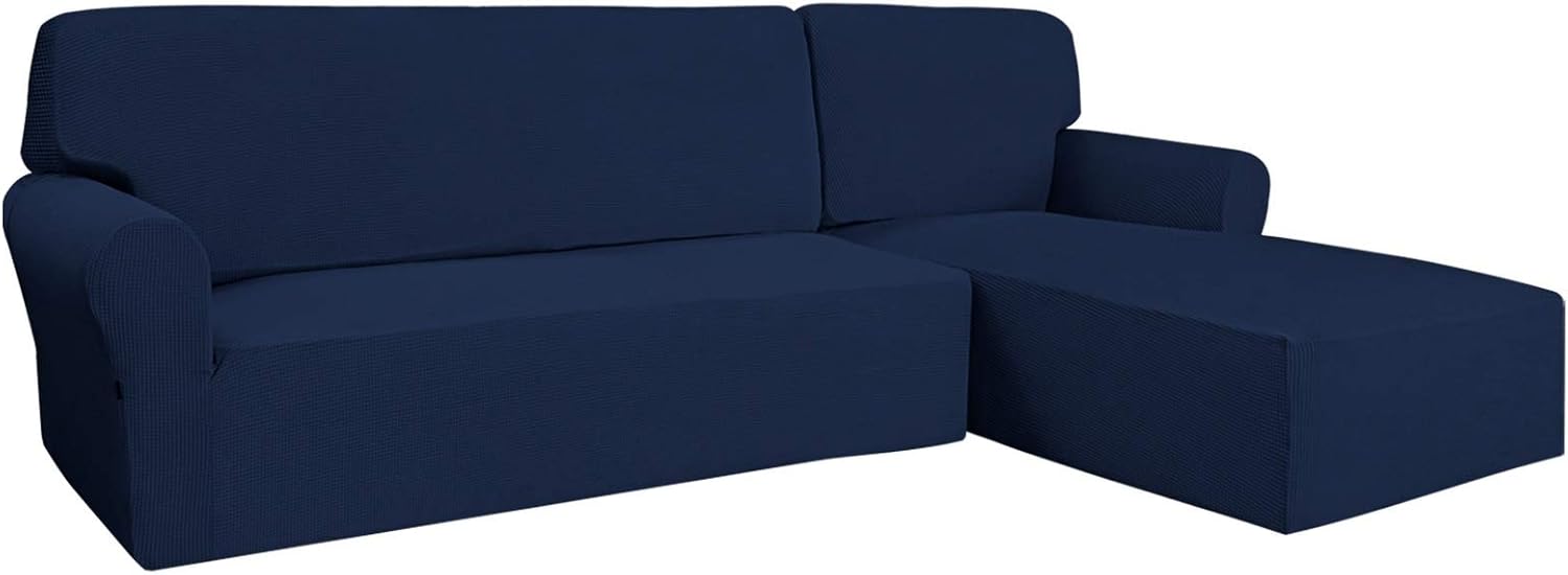 EasyGoing Stretch Sofa Slipcover 2 Pieces LShaped Sofa Cover