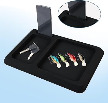 Boat Dash Pad,Multi-Compartment Design Boat Dash Pad Foam,EVA Foam Boat Dashboard Organizer Accessory Holder for Fishing Boats, Kayaks, Car Dashboards,1510In