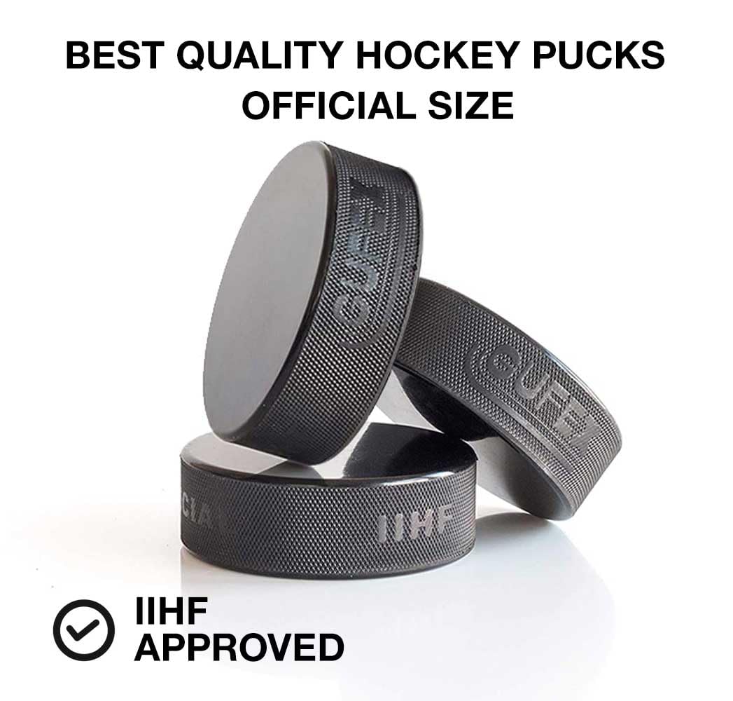Hockey Revolution Essentials Kit – Palline svedesi in legno con dischi da hockey e disco in plastica resistente – Abilità di dribbling del pavimento, Deke e trapani per la manipolazione delle palle