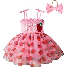 Baby Girl 1st Birthday Clothes One Year Old Tulle Romper Sleeveless Bodysuit Cake Smash Outfits