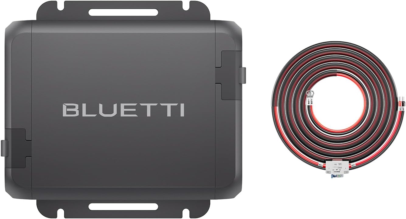 BLUETTI Charger 1, 560W Alternator Charger, Fast DC-DC for Portable Power Stations, 6X Faster Than Cigarette Chargers, Compatible with 95% Solar Generator, Perfect for Road Trips, RVing