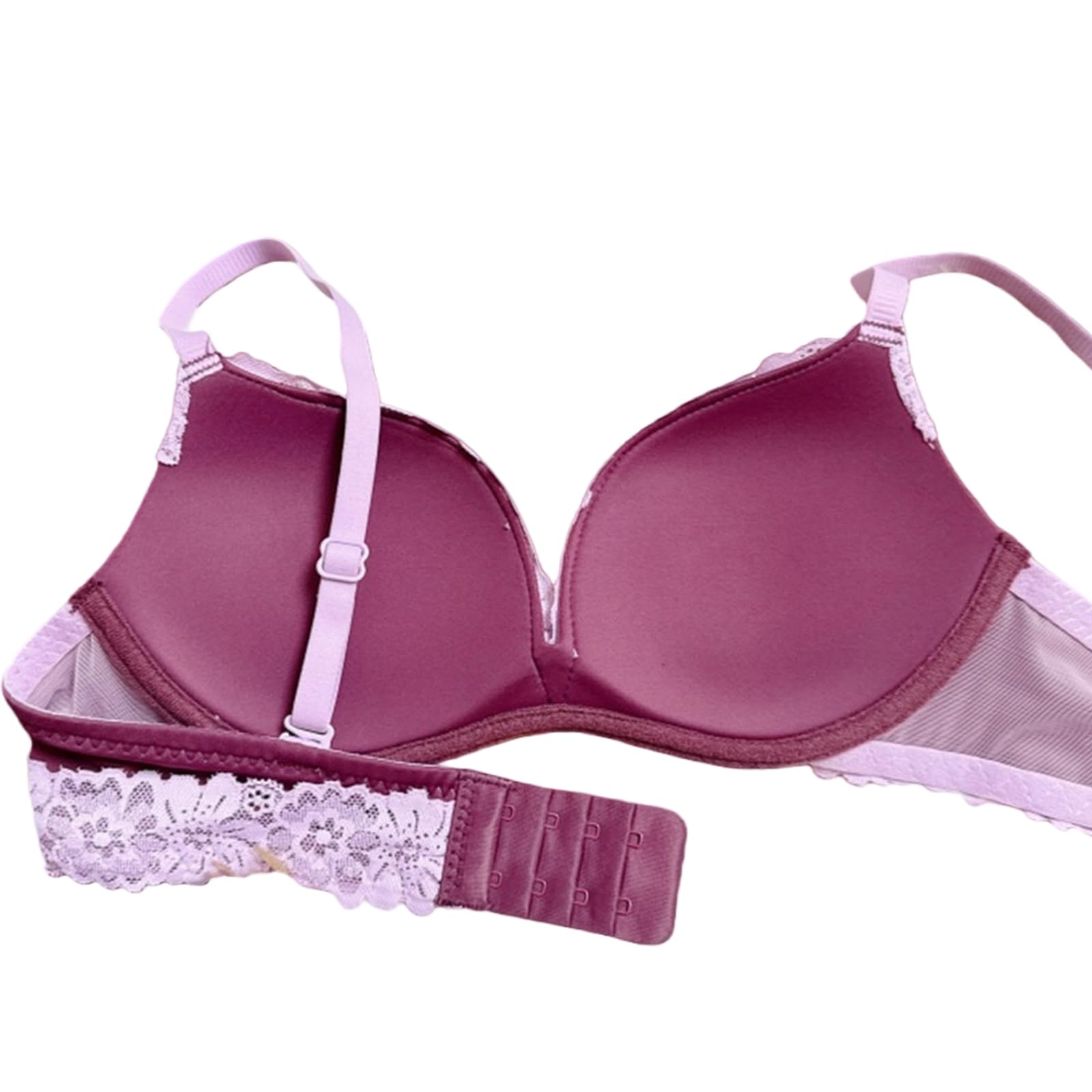 Pack De 3 Sujetadores para Mujer con Aros Y Relleno Sujetador Push Up Ropa Interior Encaje Cómodo Pecho Grande Conjunto Lencero
