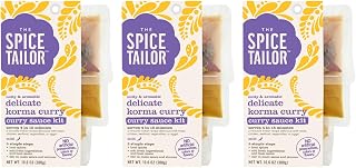Spice Tailor 3 Simple Steps Restaurant Quality Meals in Minutes Kits Ready in 10 Minutes (3 Pack, Delicate Korma)