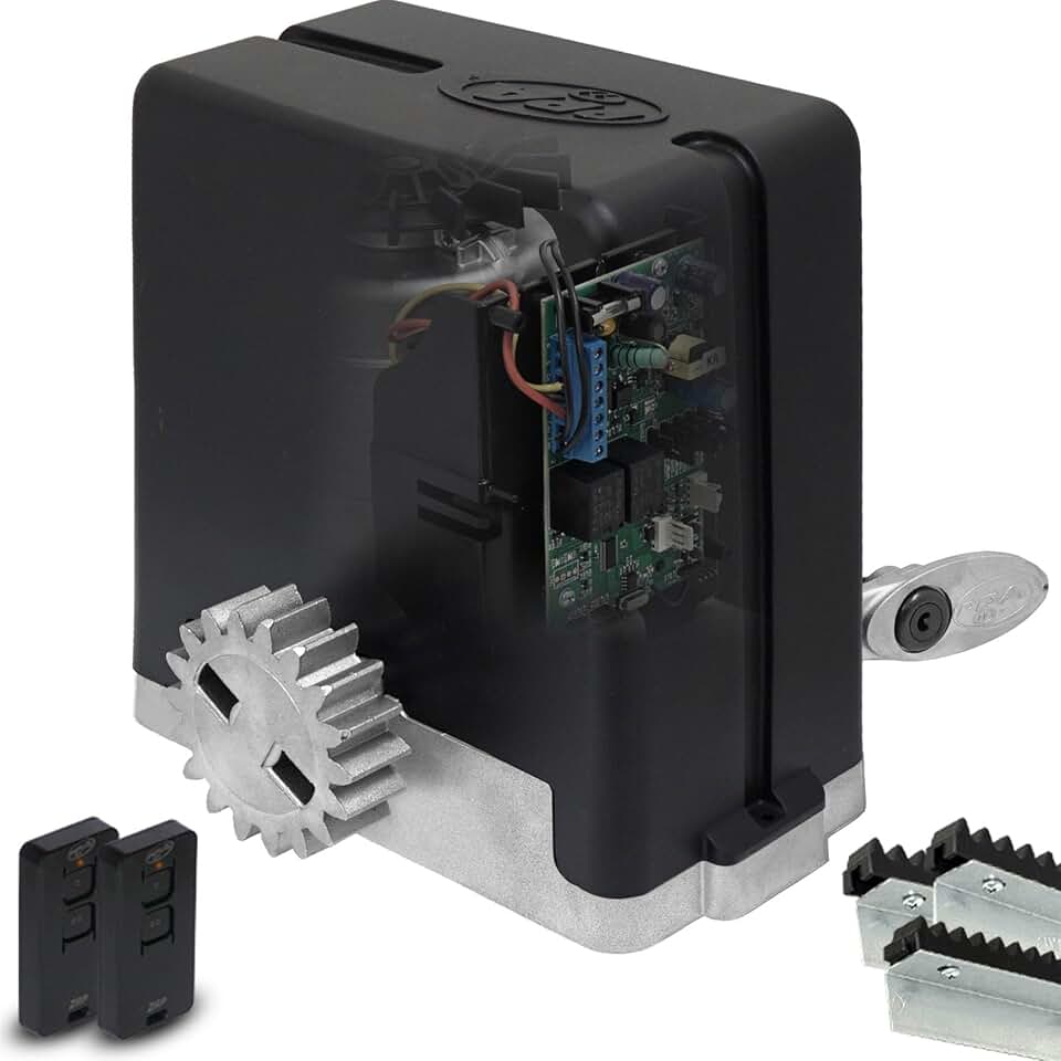 Kit Motor Dz 1/4hp 3m Cremalheira 2 Controle Portão Deslizante- 127v