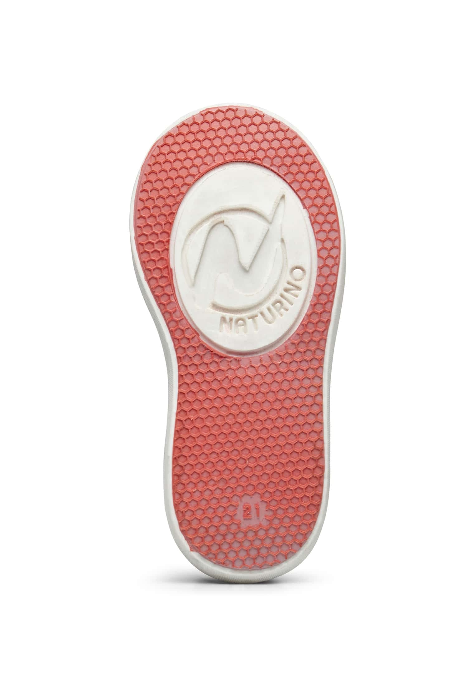 Naturino Annie Zip-Baskets en Cuir et Daim avec écusson étoile-Blanc