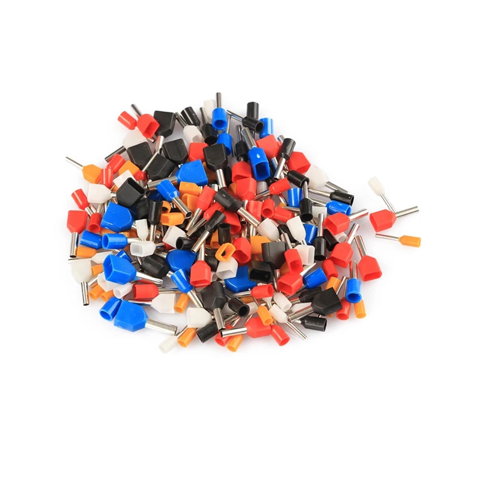 UYCUODLUY 2340Pcs Mixed 15 Models Electrical Crimp Terminal Connectors Cord Wire End Crimp Terminal Dual Ferrule Kit 0.5mm2-2.5mm2