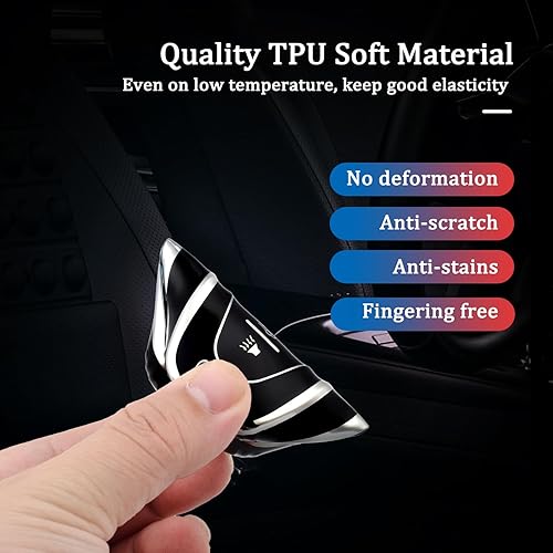 Vista 41 de OFFWEGO - Funda protectora para llavero de Chevrolet, funda protectora de TPU adecuada para Chevrolet Malibu Tahoe Camaro Equinox Cruze Silverado