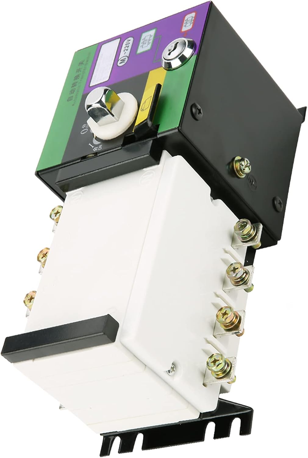 KIMISS ZGQ5 100A4P Automatic Transfer Switch control panel with selector switch