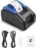 58mm Desktop Receipt Printer USB + BT 203 DPI Direct Thermal Printing Compatible with Linux/Mac/Android/iOS Systems High Speed Printing Support ESC/POS Command for Restaurants