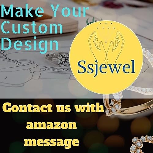 Miniatura 2 de Ssjewel Nature Inspire Bridal Ring Set 2 Ct Round Cut Diamond Tree Branches Twig Promise Ring Set Beautiful Enhancer Band Wedding Ring Set 14K Rose