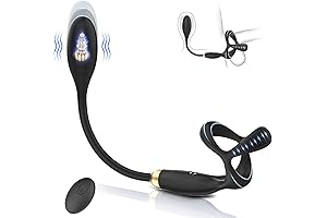 Prostate Massaging Men Electrodes Vibrators with Penis Rings Male Stimulator Adult Sex Toys