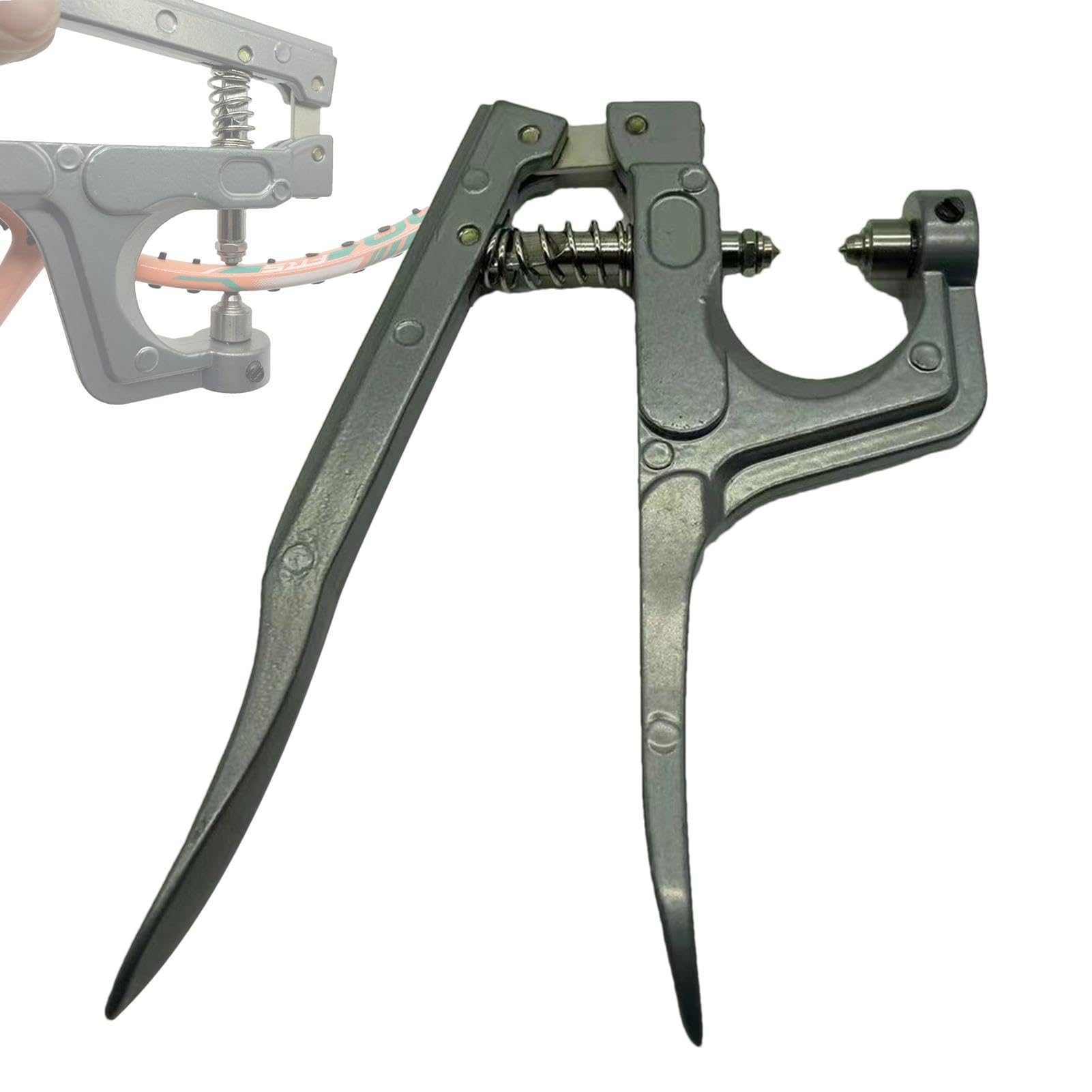 Generisch Handheld Badminton Pliers, Portable Grommet Crimping Tools, 6.29x5.11in Precision Stringing Pliers, Authentic Cold Press Design Repair Tool for Badminton Racket