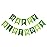 Waenerec Green Happy Birthday Banner Sign Green Bunting Banner Garland for Kids Girls Baby 1st Tea Party Decorations Bunting Flag Party Supplies