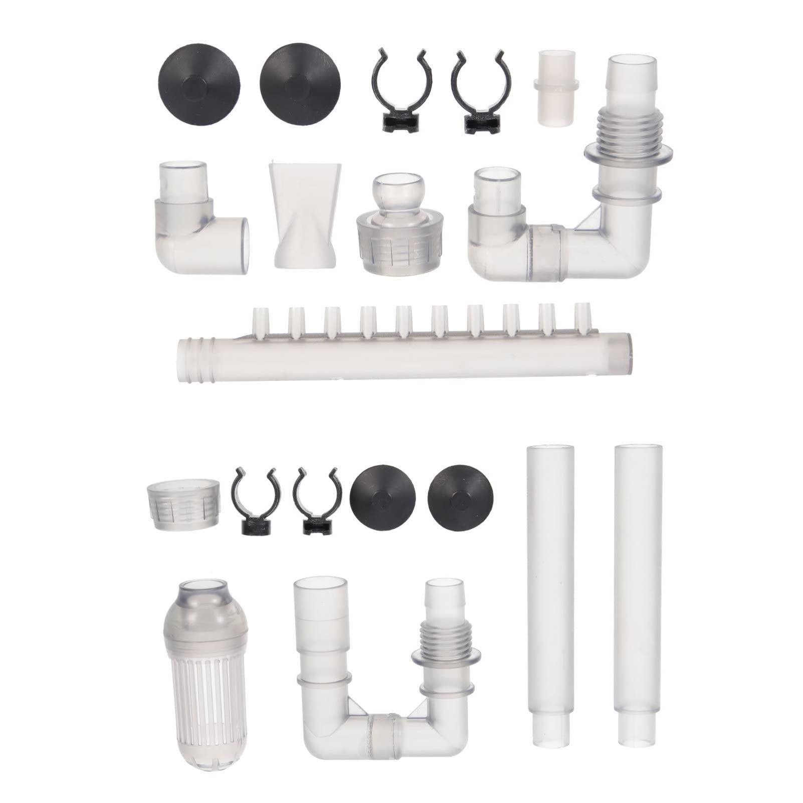 POPETPOP 3 Sets Wasserauslass von Aquariumrohr-Abflussrohr, Einlass-Zubehör, Ersatzzubehör, Fischkanisterfilter, externer Tank, professionelle Rohrteile, Filter