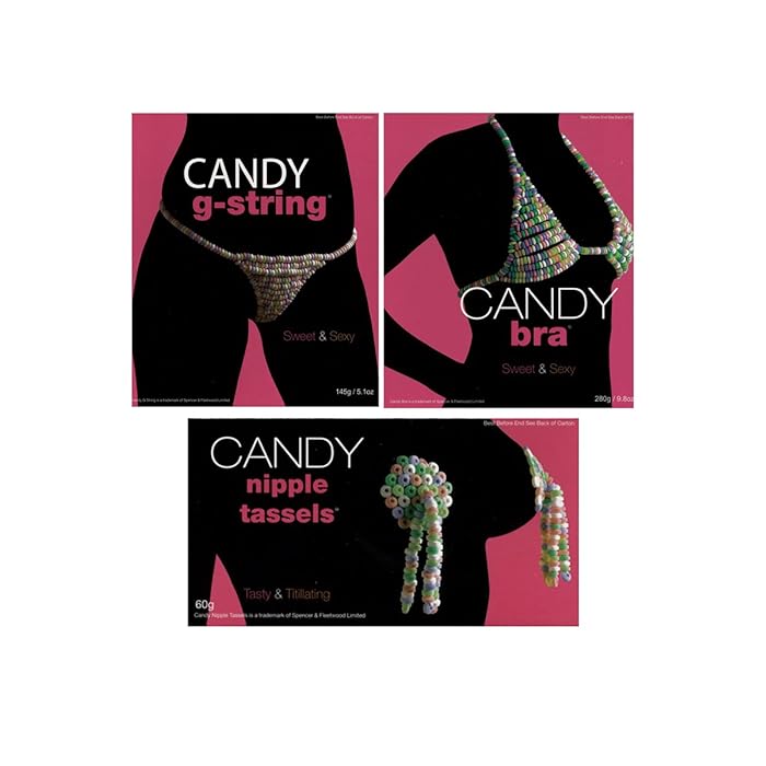 Buy Edible Candy Lingerie Set Candy Bra, Candy Underwear, and Candy