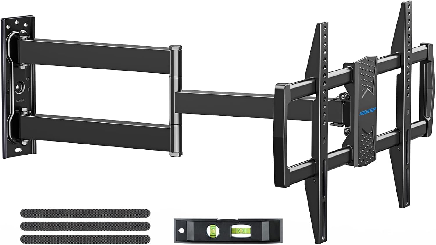 MOUNTUP Long Arm Corner TV Mount for Most 32-75 Inch TVs, TV Wall Mount with 32” Long Extension, Swivel & Tilt Articulating Full Motion TVs Mount, MAX VESA 600x400mm, Holds up to 99 lbs MU0076