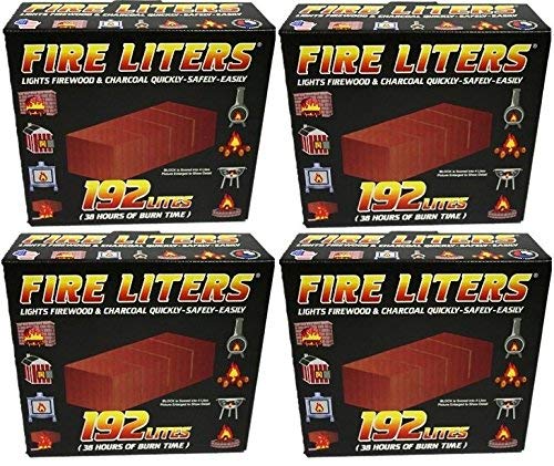 Fire Liters Wood Fiber Fire Starter 192 pk