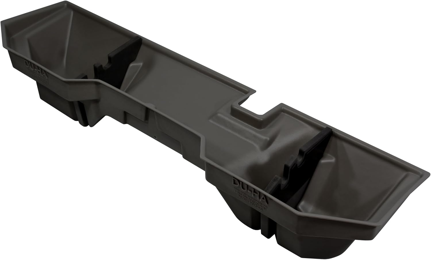 DU-HA DuHa 30017 Under Seat Storage fits 2002-2024 Ram 1500 & 2003-2026 2500/3500 Quad Cab/Crew Cab (Classic Body) w/o Factory Subwoofer | Black Heavy Duty Back Seat Organizer