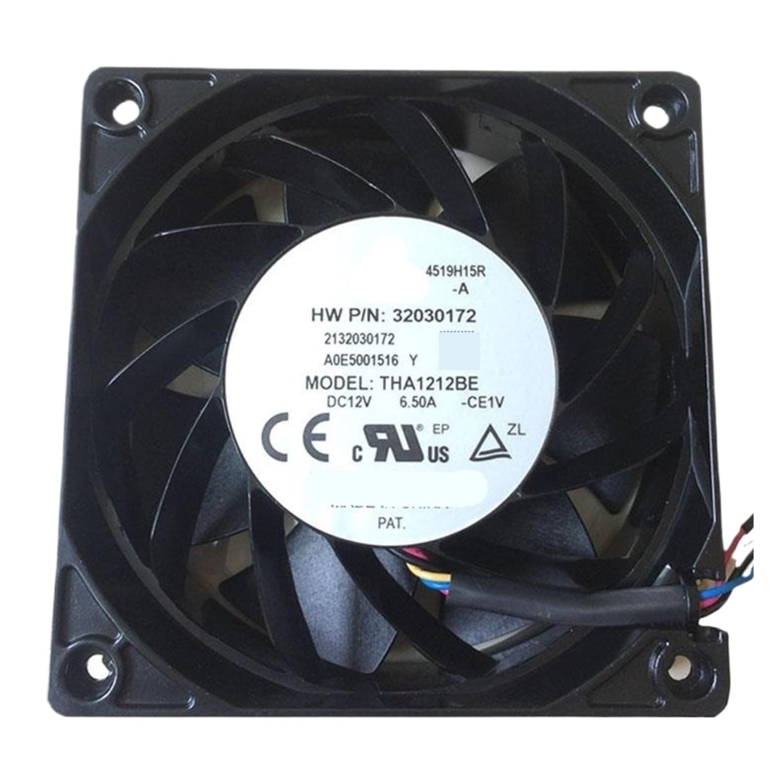 Ventilateur de refroidissement 120mm THA1212BE 12V 6.50A extracteur d'air