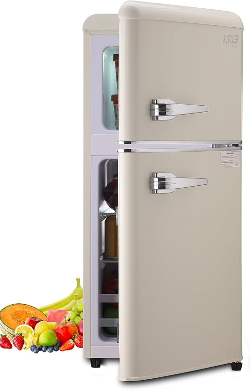 KRIB BLING FLS-80G-CREAM-2 3.5 cu ft Compact Freezer Cream — 1 of 7