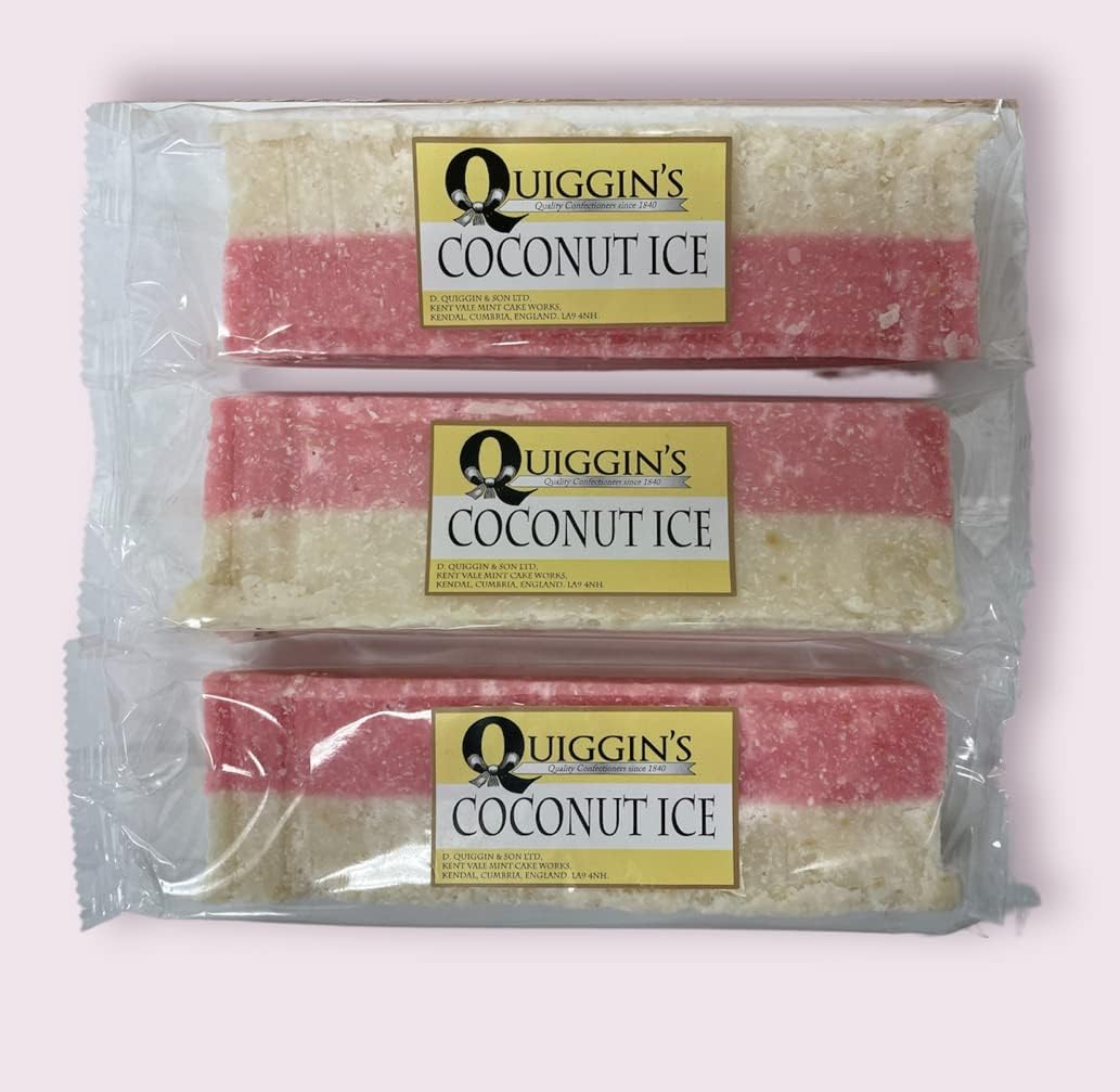 Traditional Coconut Ice bar 150g (PACK OF 3 bars) Amazon.co.uk Grocery