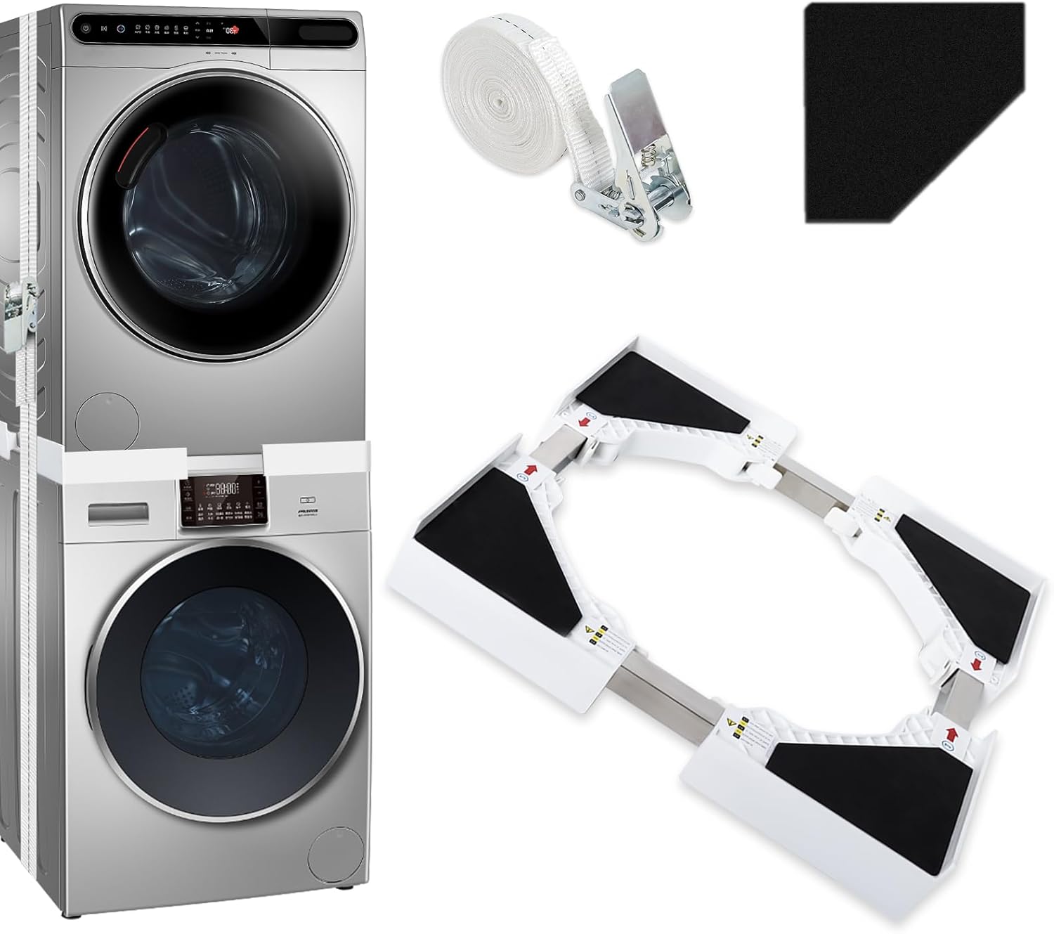 Universal Stacking Kit for Washer and Dryer, Adjustable Stacking Kits