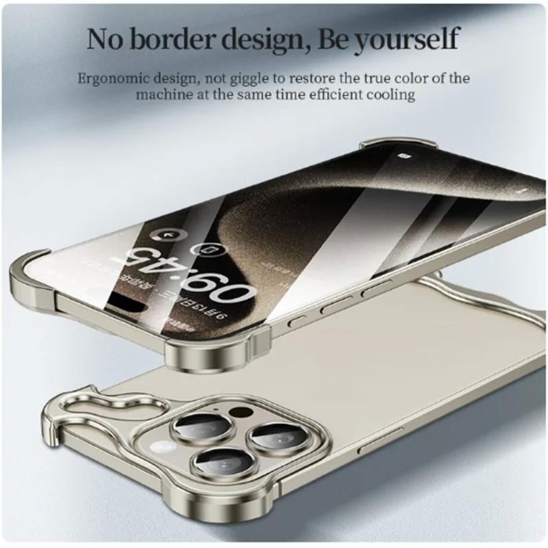 Luksusowe etui bumper ze stopu tytanu do iPhone'a 15 13 12 14 Pro Max 15 plus, metalowa folia ochronna na obiektyw, narożniki ochronne (do iPhone'a 15 Plus/niebieski)