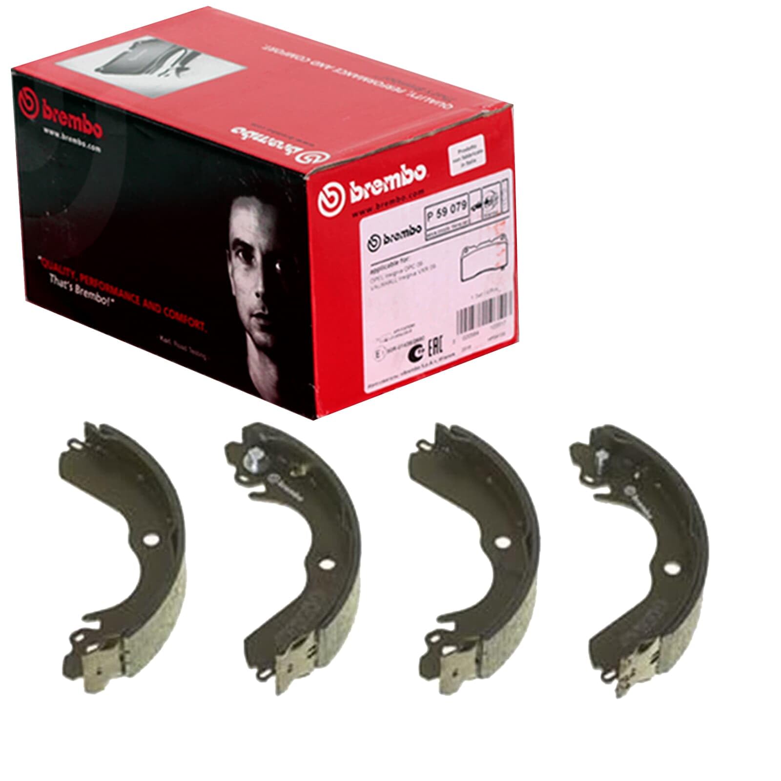 Brembo S 54 513 Bremsbackensatz | Kompatibel mit: MITSUBISHI COLT III, COLT IV, COLT V, LANCER IV, LANCER IV Schrägheck, LANCER V, LANCER VI