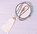 KELITCH Turquoise Crystal Beads Strand Necklace Color Tassel Necklace for Women