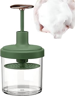 جيني أدوات مثالية للعناية بالبشرة: منظف جل، أداة رغوية لغسل الوجه، صانع الفقاعات، زجاجة منظف للسفر