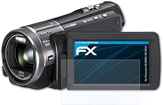 atFoliX Screen Protection Film compatible with Panasonic HC-X800 / HC-X810 Screen Protector, ultra-clear FX Protective Film (3X)