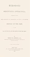 Herodoti Orientalia Antiquiora B005KDPXEA Book Cover