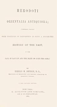 Hardcover Herodoti Orientalia Antiquiora Book