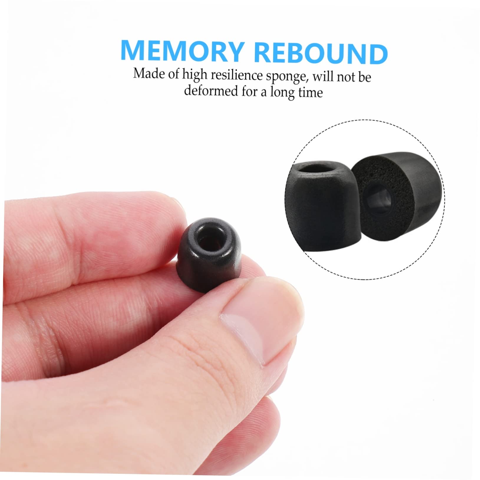 SUPVOX 40 Pezzi Tappi Per Le Orecchie Auricolari Auricolari Accessori Per Auricolari Accessori Per Cuffie Spugna Auricolare Cappellini Auricolare Auricolari Antiscivolo Auricolari Punte