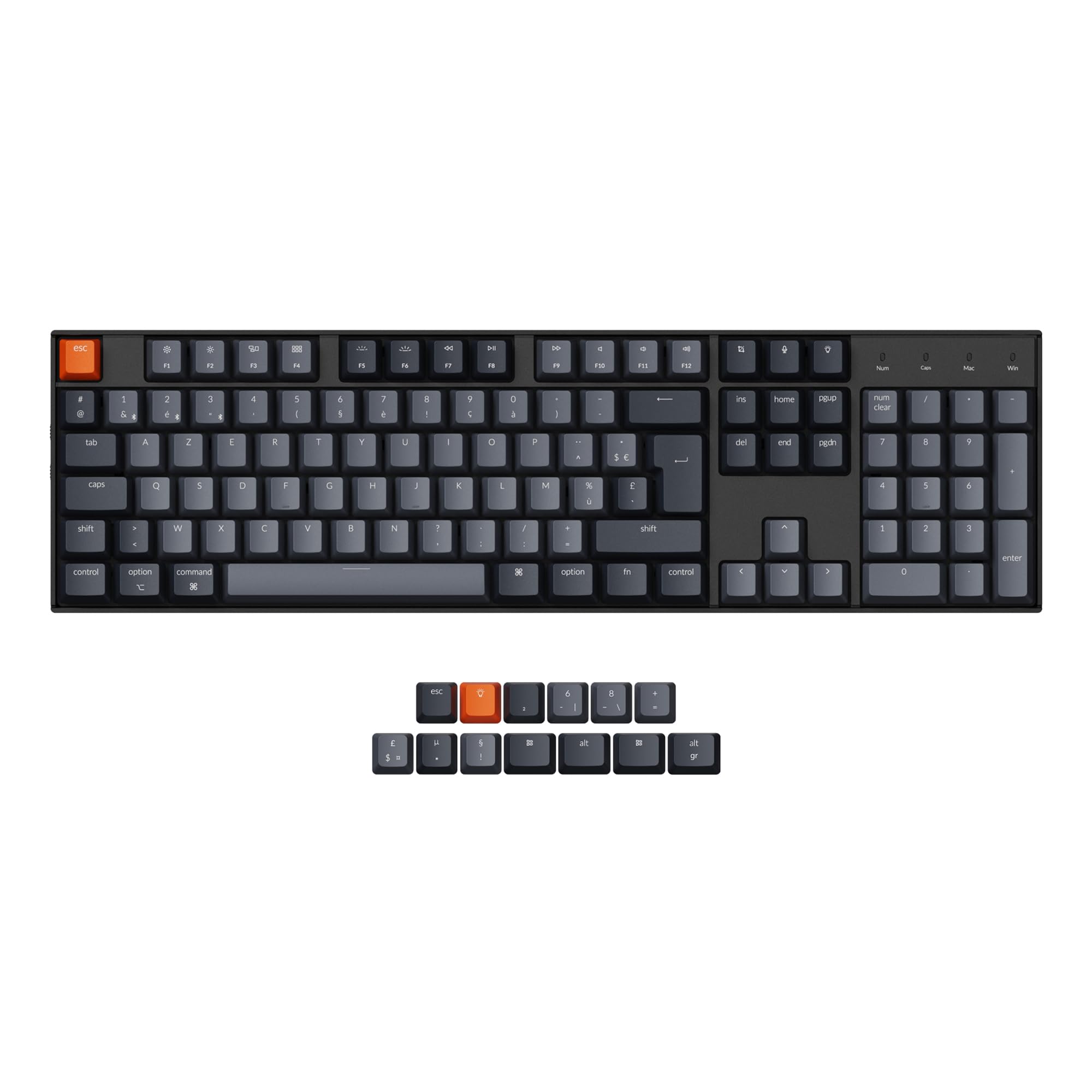 Amazon.com: Keychron K10 Wireless Mechanical Gaming Keyboard, ISO 