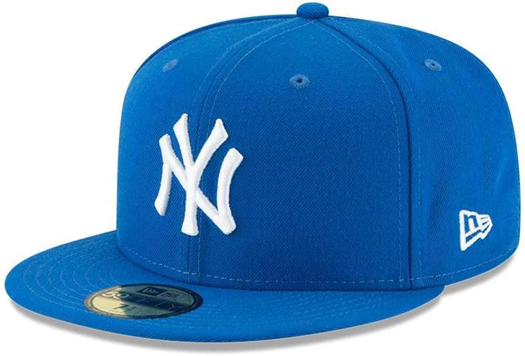 New Era MLB 59FIFTY Team Color Authentic Collection Fitted On Field Game Cap Hat (7 3/8, New York Yankees Blue)
