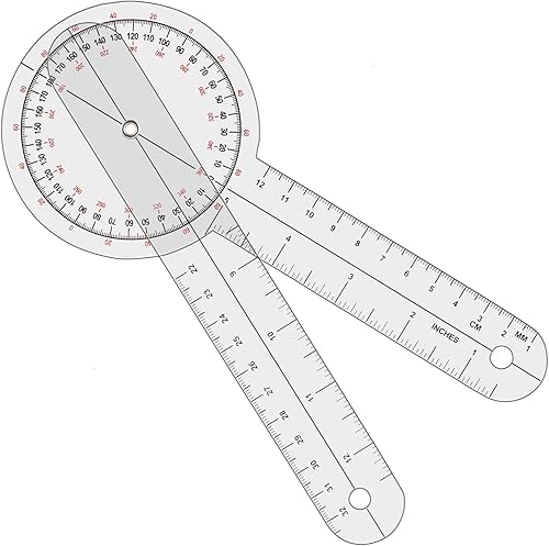 Vista 26 de Goniómetro 12 pulgadas, 360 grados (plástico)