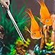 3 Stück Aquarium Aquascaping Set, Edelstahl Aquarium Werkzeug Pflegeset, mit lang Pinzette Kiesspatel Spatel für Pflanzenpflege und Design in Aquarien, für pflanzenkies Fisch Tank Reinigung (Silber)