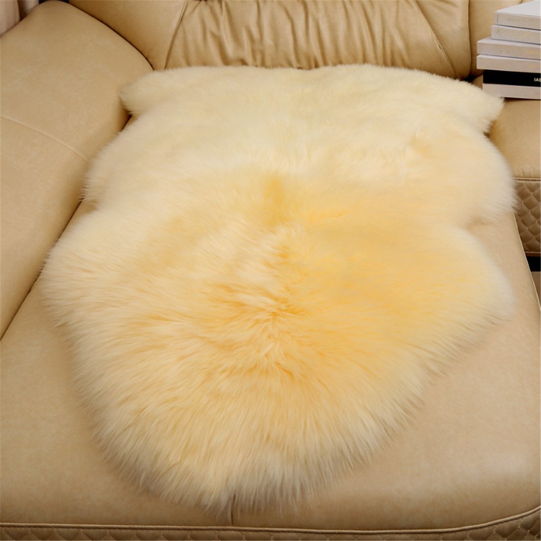 Genuine Australian Sheepskin Rug for BabiesSingel Natural