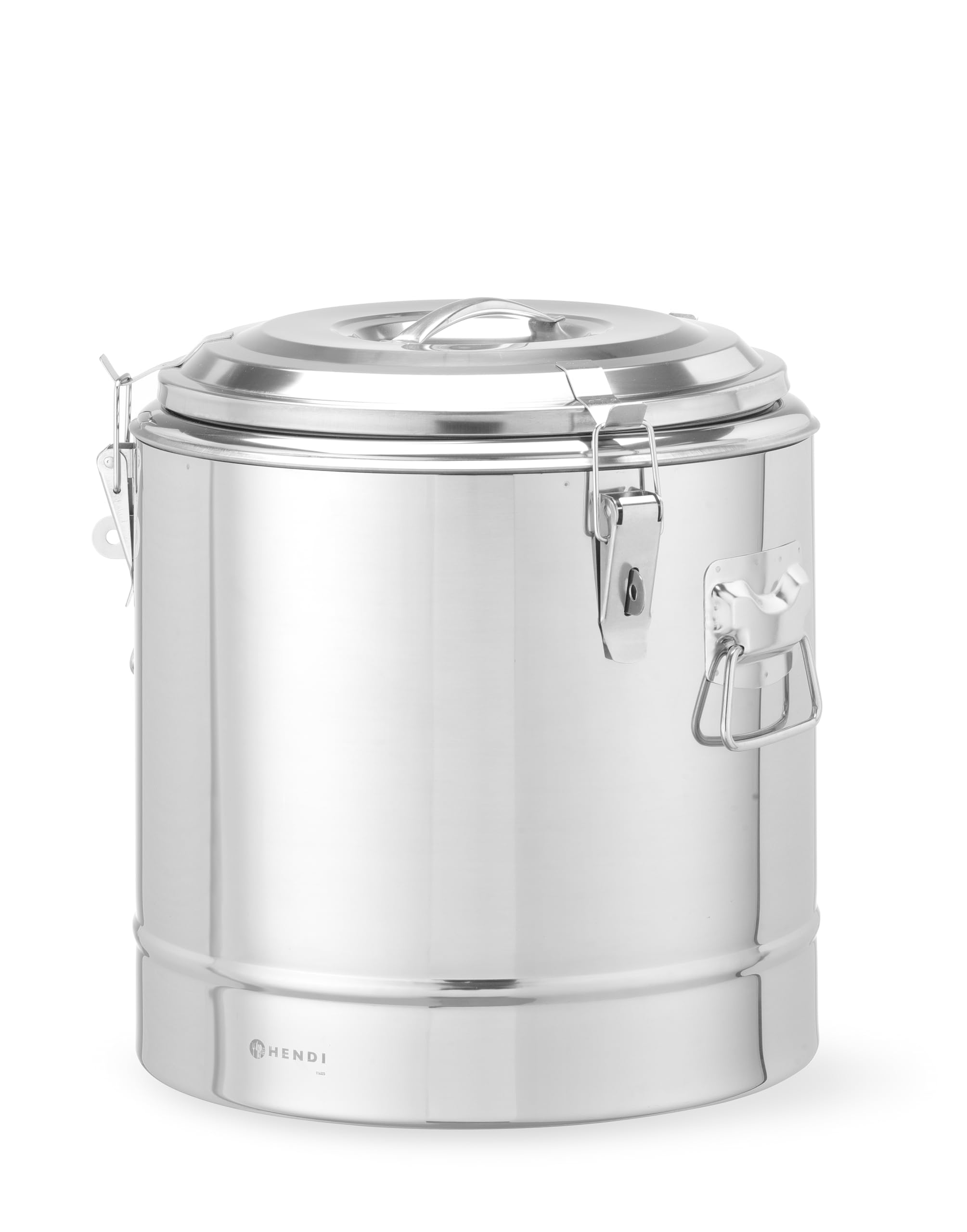 HENDI Contenitore isotermico portatile, doppia parete, 23L, ⌀350x(H)440mm, acciaio inox