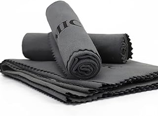 Silicon Gun Cloth 3PCS 12'' ×12'' Gun Cleaning Cloth Lint Free Gun Cloth - Gun Cleaning Rags with Silicon Gray Gun Cleaning Wipes for Gun Cleaning/Polishing Silicon Rags