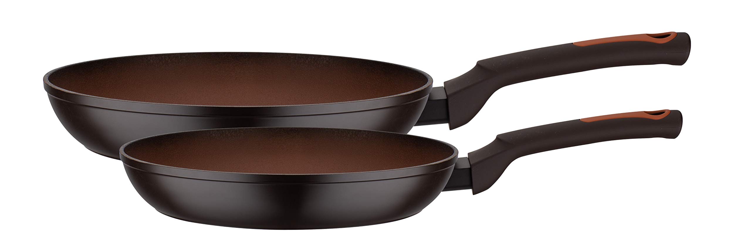 Poêles en aluminium GSW Terra lot de 2 ustensiles de cuisine antiadhésifs durables