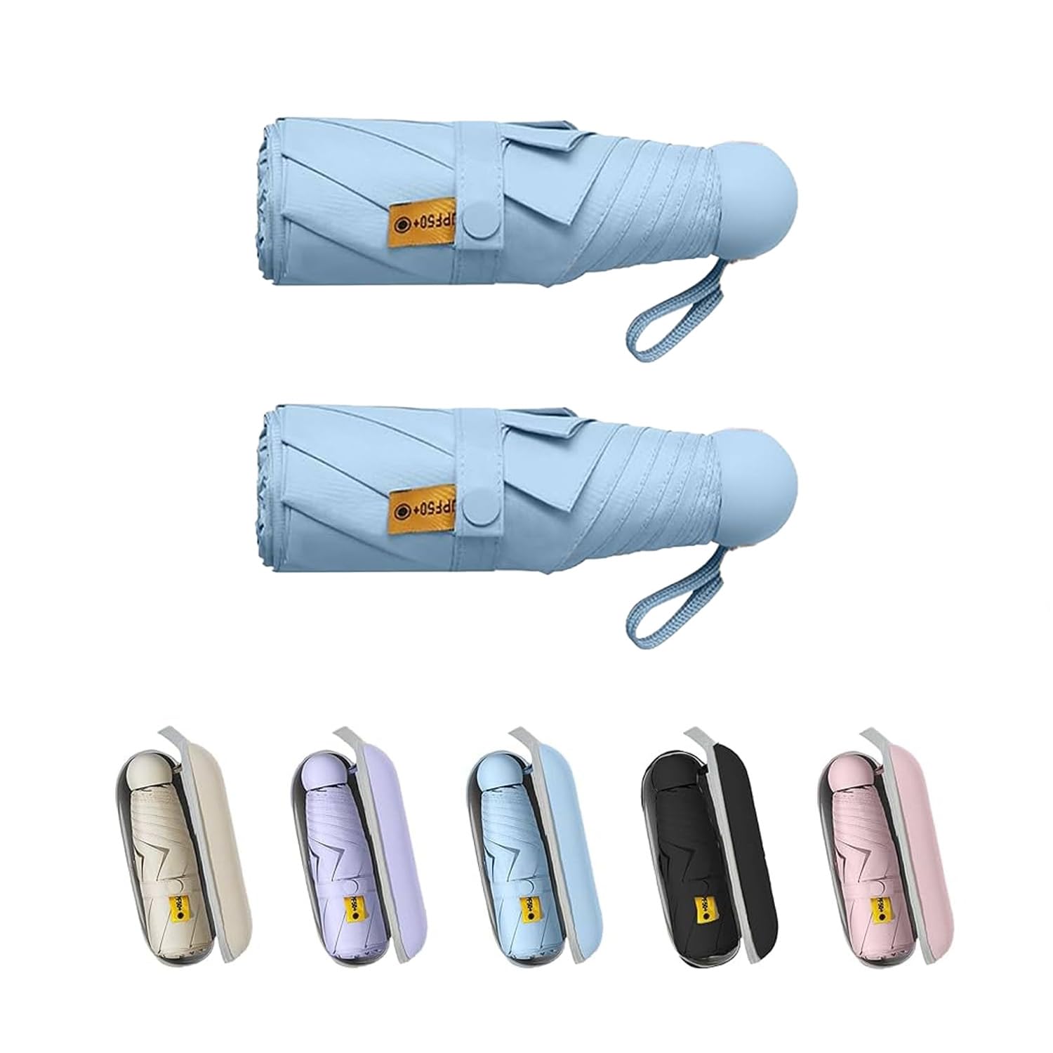 Big Size Umbrella for Rain & Sun Protection Sun (Set of 2)| Windproof Strong large 2 fold for men women kids boys girls | Perfect Umbrella with cover small case| stylish Compact and UV Protection | large size-image-45