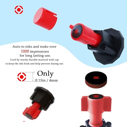 Miniatura 3 de DIKOO Kit de agujeros y nivelación para colgar cuadros para colgar murales, con mini nivel de burbuja utilizado para marcos de agujeros de uñas,