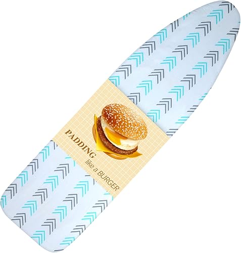 Vista 31 de BNDX Funda para tabla de planchar y almohadilla para regalo, revestimiento de silicona, acolchado resistente a la quemadura, acolchado extra grueso