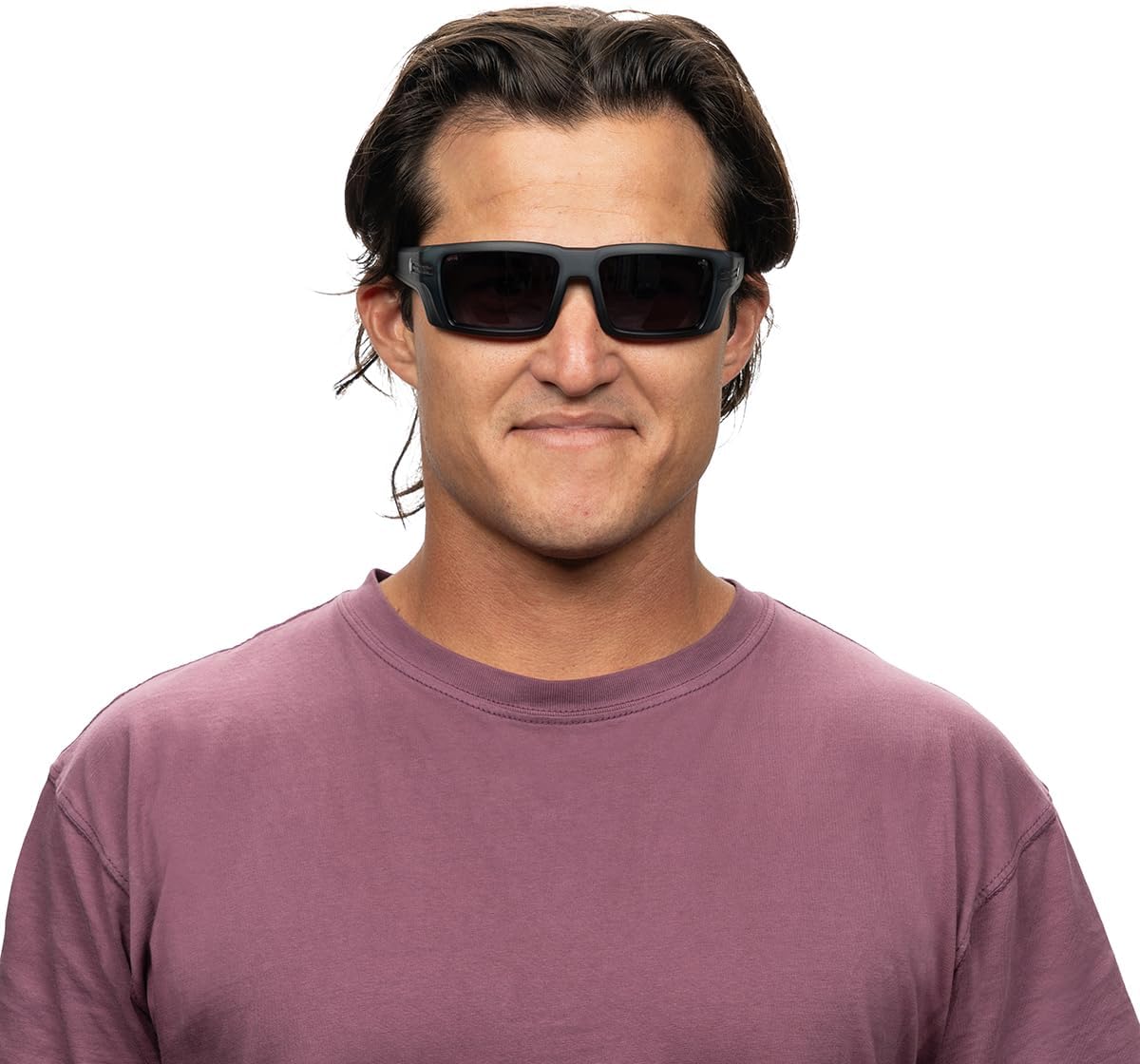 SPY+ - REBAR SE ANSI, Matte Black, Happy Bronze Gold Mirror, Medium-Large, Sunglasses, Unisex, Adult