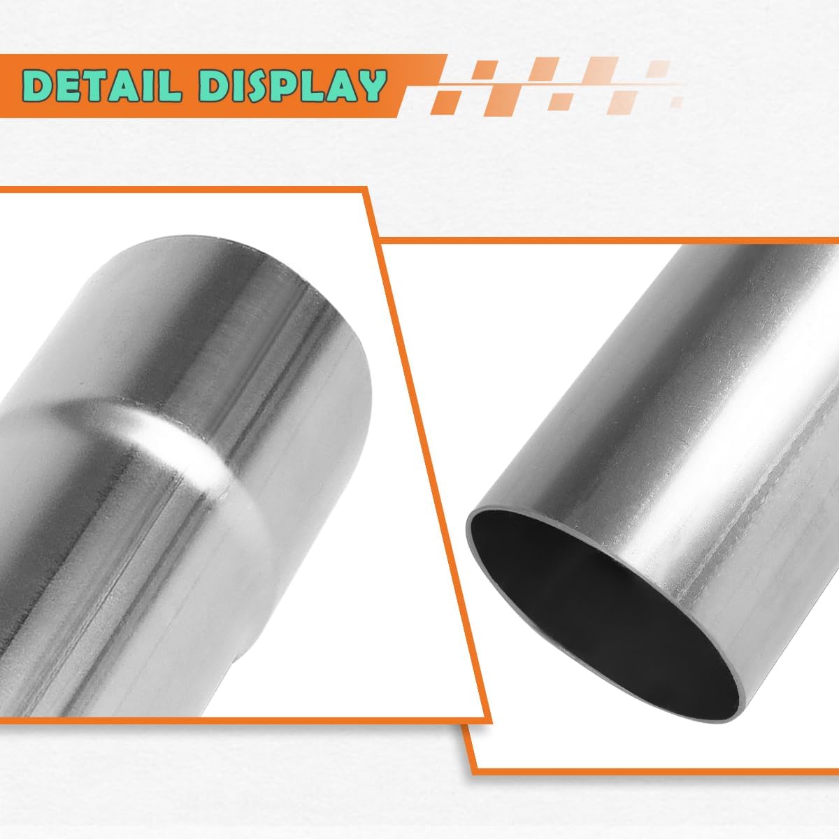 PM PERFORMOTOR 90 Degree Bend Tube DIY Custom Mandrel Exhaust Tubing, 3" OD, Mild Steel,Universal Fit,PM-PP-30-90-RW