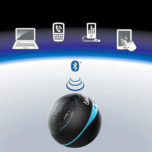 Miniatura 6 de GOgroove QEMRO Q-IRIS - Altavoz Bluetooth inalámbrico para uso portátil (diseño de edición limitada)