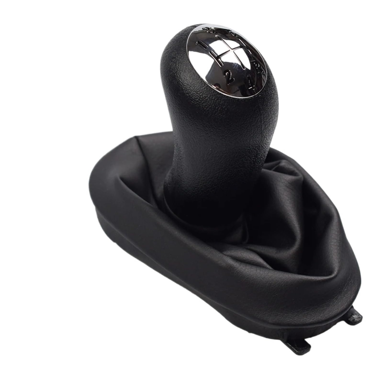Qmtvfsrh Black-5-Speed Car Gear Shift Knob Manual Gear Shift Knob Gaiter Boot For Clio Ii For Clio Iii For Megane Ii For Scenic Ii For Kangoo